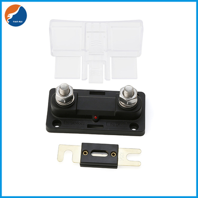 Samochodowy wskaźnik LED Uchwyt bezpiecznika 2 piny 32V 300A ANL Uchwyt bezpiecznika do samochodowego sprzętu audio