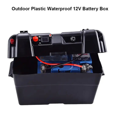12V Zewnętrzny Wodoodporny Akumulator Box dla Marine Automotive RV Boat Camper i Travel Trailer